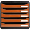 BIG-BOX PLUS - Nero-mandarino lucido 347x278x271 mm