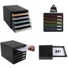 BIG-BOX PLUS - Nero-mandarino lucido 347x278x271 mm