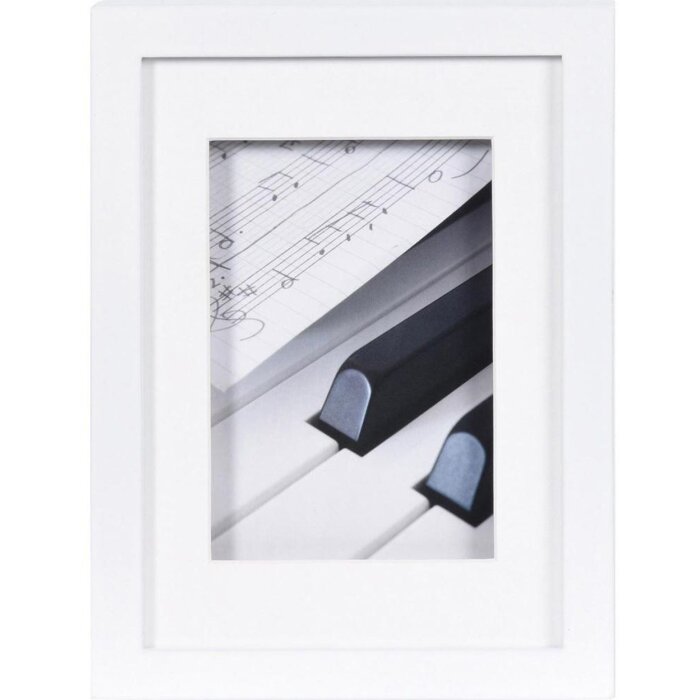 Henzo Piano Telaio in legno bianco 13x18 cm
