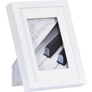 Henzo Piano Telaio in legno bianco 13x18 cm