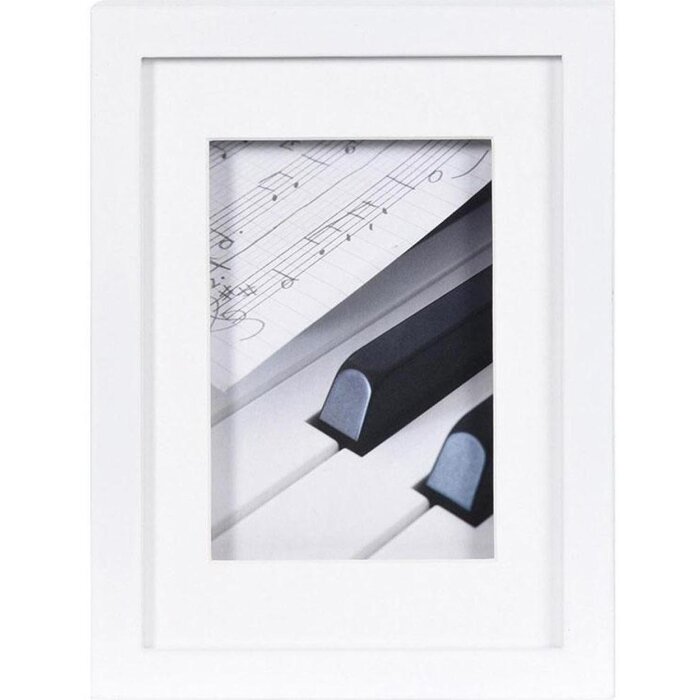 Henzo Piano cornice in legno 15x20 cm bianco