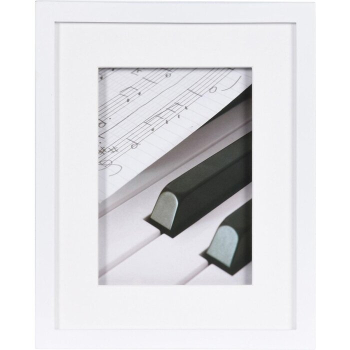 PIANO cornice in legno 20x25 cm bianco
