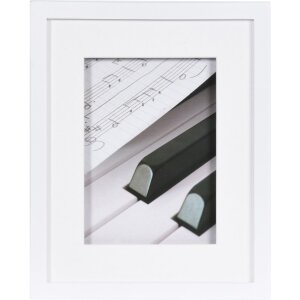 PIANO cornice in legno 20x25 cm bianco