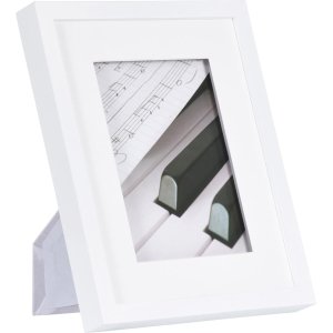PIANO cornice in legno 20x25 cm bianco