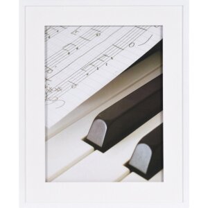 40x50 cm Telaio in legno Henzo PIANO bianco