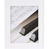 40x50 cm Telaio in legno Henzo PIANO bianco