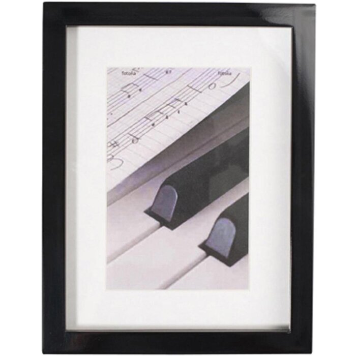 Henzo Piano Telaio in legno nero 13x18 cm