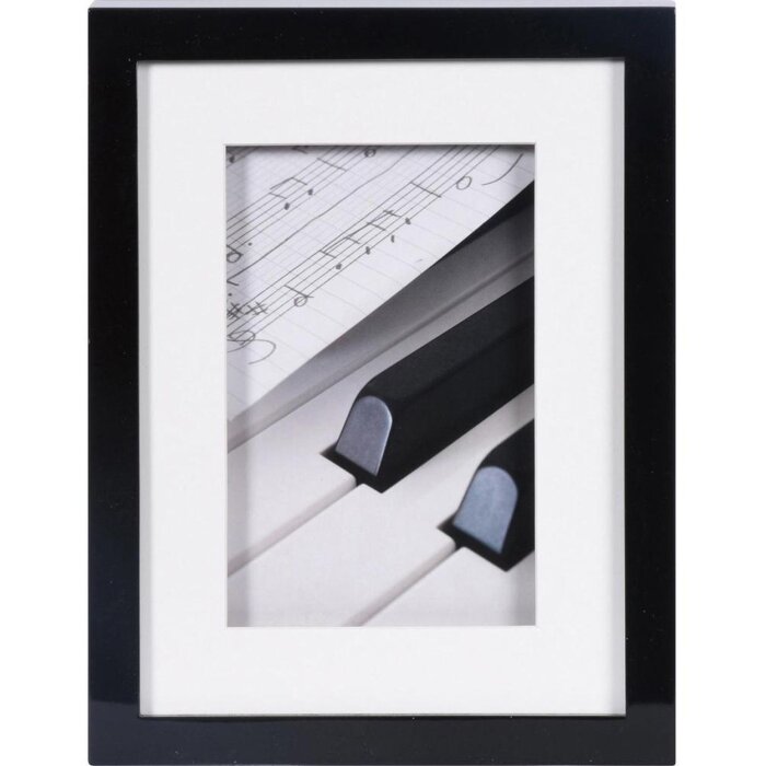 Henzo Pianoforte Cornice in legno 15x20 cm Nero
