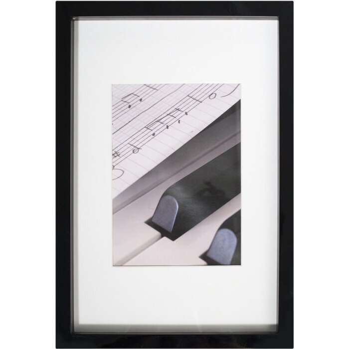 PIANO cornice in legno 20x25 cm nero