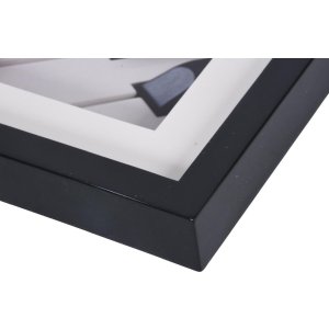 PIANO cornice in legno 20x25 cm nero