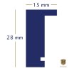 PIANO cornice in legno 20x25 cm nero