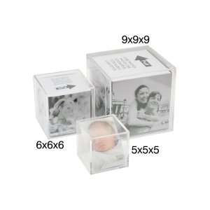 Deknudt Cubo fotografico acrilico Kanna 6x6 cm 6 Foto