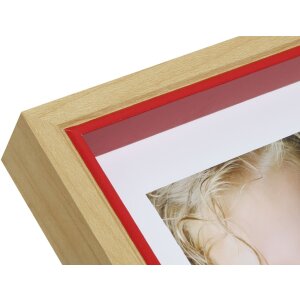 Cornice in legno S40BH rosso 20x30 cm