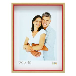 Cornice in legno S40BH rosso 20x30 cm