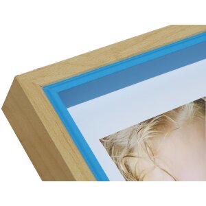 Cornice di legno Deknudt S40BH blu 13x18 cm