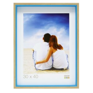 Cornice di legno Deknudt S40BH blu 13x18 cm
