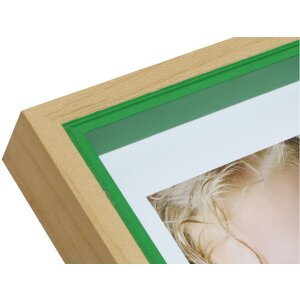 Cornice di legno Deknudt S40BH verde 13x18 cm