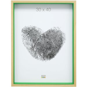 Cornice di legno Deknudt S40BH verde 13x18 cm