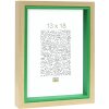 Cornice di legno Deknudt S40BH verde 13x18 cm