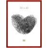 Cornice in legno S41J Deknudt 13x18 cm rosso