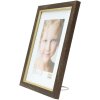 Cornice in plastica S46A nera con oro 13x18 cm