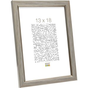 Cornice in plastica S46A argento 10x15 cm