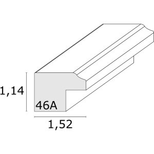 Cornice in plastica S46A argento 10x15 cm