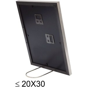 Cornice in plastica S46A argento 18x24 cm