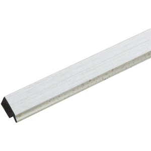 Cornice in plastica S46A bianca con argento 10x15 cm