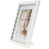 Cornice in plastica S46A bianca con argento 10x15 cm