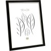 Cornice in plastica S46A nera con argento 13x18 cm