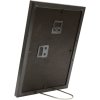 Cornice in plastica S46A nera con argento 15x20 cm