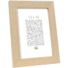 Cornice in legno S46BH rovere chiaro 10x15 cm