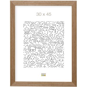Cornice di legno S46BH marrone-grigio 18x24 cm