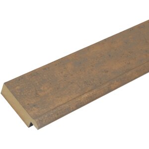 Cornice di legno S48SC3 bronzo 20x20 cm