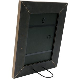 Cornice di legno S48SC3 bronzo 20x20 cm