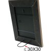 Cornice di legno S48SC3 bronzo 20x20 cm