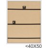 Cornice di legno S48SC3 bronzo 20x20 cm