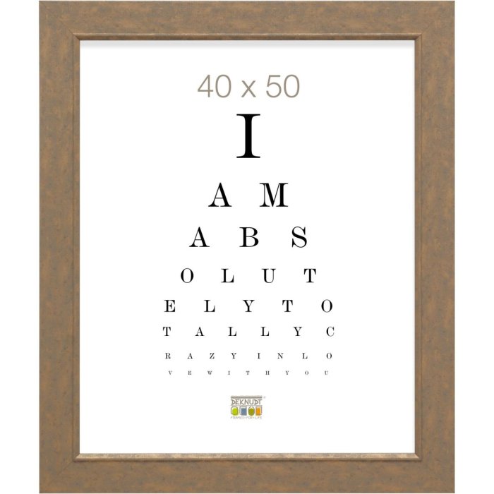 Cornice in legno S48SC3 bronzo 20x30 cm