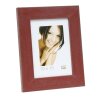 Cornice di legno S49B rosso scuro 18x24 cm