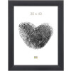 Cornice in legno S53G nero effetto pittore 15x20 cm