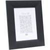 Cornice in legno S53G nero effetto pittore 50x50 cm