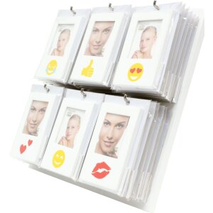 Mini cornice con emoticon 3,5x4,5 cm con magnete