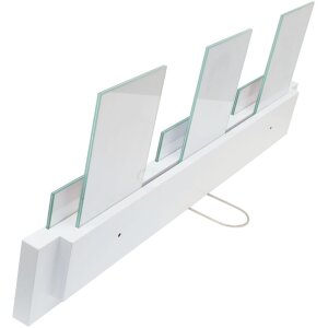Cornice doppia S68AK1 bianca 6 foto 10x15 cm