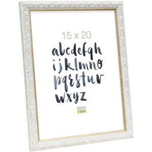 Cornice ornamentale S95L 9x13 cm bianco