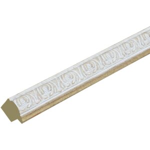 Cornice ornamentale S95L 13x13 cm bianco