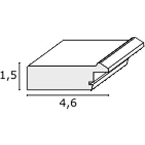 Telaio in legno S48SC profilo piatto