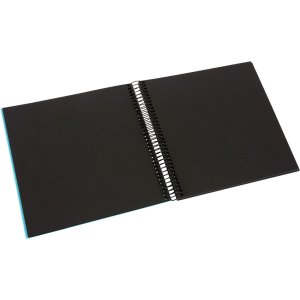 Goldbuch Album a spirale Bella Vista turchese 20x20 cm 40 pagine nere