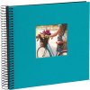 Goldbuch Album a spirale Bella Vista turchese 20x20 cm 40 pagine nere