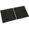 Goldbuch Album a spirale Bella Vista turchese 20x20 cm 40 pagine nere